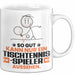 Tischtennisspieler Geschenk Tasse So Gut Kann Nur Ein Tischtennisspieler Aussehen Geschenkidee Kaffee-Becher Weiß Trendation