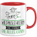 Wildnislehrerin Geschenk Tasse Becher Die Frau Die Allen Kann Geschenkidee für eine Wildnislehrerin Lustig Rot Trendation