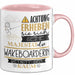 Wakeboarderin Tasse Geschenk Lustiger Spruch Bitte Erheben Sie Sich Seine Majestät Die Wakeboarderin Betritt Den Raum Rosa Trendation