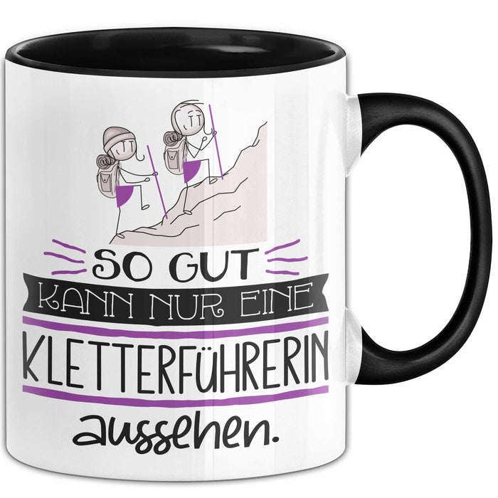 Kletterführerin Geschenk Tasse So Gut Kann Nur Eine Kletterführerin Aussehen Geschenkidee Geburtstag Weihnachten Lustig Trendation