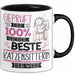 Beste Katzensitterin Der Welt Tasse Geschenk für Eine Katzensitterin Geprüft Und Sicher Geschenkidee Geburtstag Weihnachten Trendation