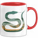 Reptil Schlange Tier Tasse Geschenk Lustige Geschenkidee Spruch Rot Trendation