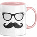 Hipster Tasse Geschenkidee für Trendsetter Rosa Trendation