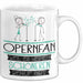 Opernfan Weil Es Keinen Schöneren Beruf Gibt Tasse Geschenk für Eine Opernfan Lustig Weiß Trendation