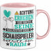 Schauspieler Geschenk Tasse Lustiger Spruch Erheben Sie Sich Der Schauspieler Betritt den Raum Rosa Trendation