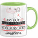 Vogelforscherin Geschenk Tasse So Gut Kann Nur Eine Vogelforscherin Aussehen Geschenkidee Geburtstag Weihnachten Lustig Grün Trendation