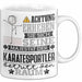 Karatesportler Geschenk Tasse Lustiger Spruch Erheben Sie Sich Der Karatesportler Betritt den Raum Weiß Trendation