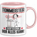 Tonmeister Tasse Geschenk für Tonmeister Der Mann Der Alles Kann Geschenkidee zum Geburtstag Rosa Trendation