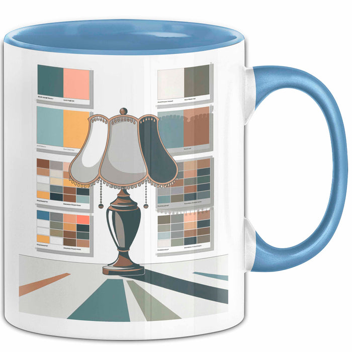 Innenarchitekt Tasse Geschenk Lustige Geschenkidee Spruch Für Stil Planer Blau Trendation