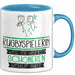 Rugbyspielerin Weil Es Keinen Schöneren Beruf Gibt Tasse Geschenk für Eine Rugbyspielerin Lustig Blau Trendation