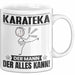 Karateka Tasse Geschenk für Karateka Der Mann Der Alles Kann Geschenkidee zum Geburtstag Weiß Trendation
