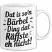 Bärbel Tasse Geschenk Dat Is So'n Bärbel Ding Dat Raffste Eh Nicht Geschenkidee Becher mit Name Weiß Trendation