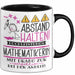 Mathematikerin Tasse Geschenk Lustig Abstand Halten Hochleistungs-Mathematikerin Mit Drang Zur Perfektion Bei Der Arbeit Trendation
