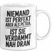 Petra Tasse Geschenk Niemand Ist Perfekt Petra Verdammt Nah Dran Geschenkidee Weiß Trendation