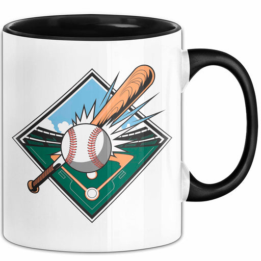 Baseballspieler Tasse Geschenkidee für Baseballliebhaber Trendation
