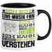 Live-Musik-Fan Geschenk Tasse Lustige Geschenkdiee für einen Live-Musik-Fan Geburtstag Ich Bin Live-Musik-Fan Ich Kann Es Dir Erklären Aber Nicht Für Dich Verstehen Schwarz Trendation