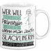 Slacklinerin Tasse Geschenk Spruch Wer Will Schon Prinzessin Sein Wenn Man Auch Slacklinerin Sein Kann Weiß Trendation