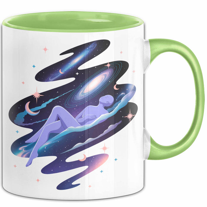 Klarträumer Tasse Geschenkidee für Traum Entdecker Grün Trendation