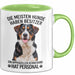 Appenzeller Sennenhund Hund Tasse Geschenk Lustige Geschenkidee Spruch Ein Appenzeller Sennenhund Hat Personal Grün Trendation