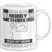 Hobbymeteorologe Tasse Geschenk für Hobbymeteorologe Geburtstag Lustiger Spruch Kaffee-Becher Was Ist Deine Superkraft Weiß Trendation