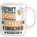 Forscher Geschenk Lustiger Spruch für Forscher Geschenkidee Bester Forscher Der Welt Weiß Trendation