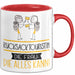 Rucksacktouristin Geschenk Tasse Becher Die Frau Die Allen Kann Geschenkidee für eine Rucksacktouristin Lustig Rot Trendation