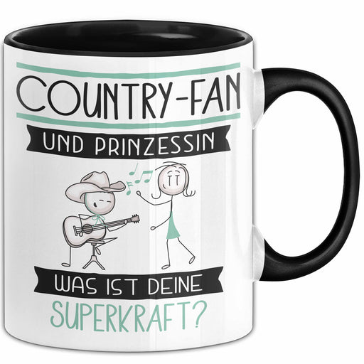 Country-Fan Und Prinzessin Tasse Geschenk Für Eine Country-Fan Geburtstag Was Ist Deine Superkraft Trendation