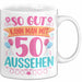 50er Geburtstag Tasse Geschenk Frauen So Gut Kann Man Mit 50 Aussehen Geschenkidee Geburtstag Weiß Trendation