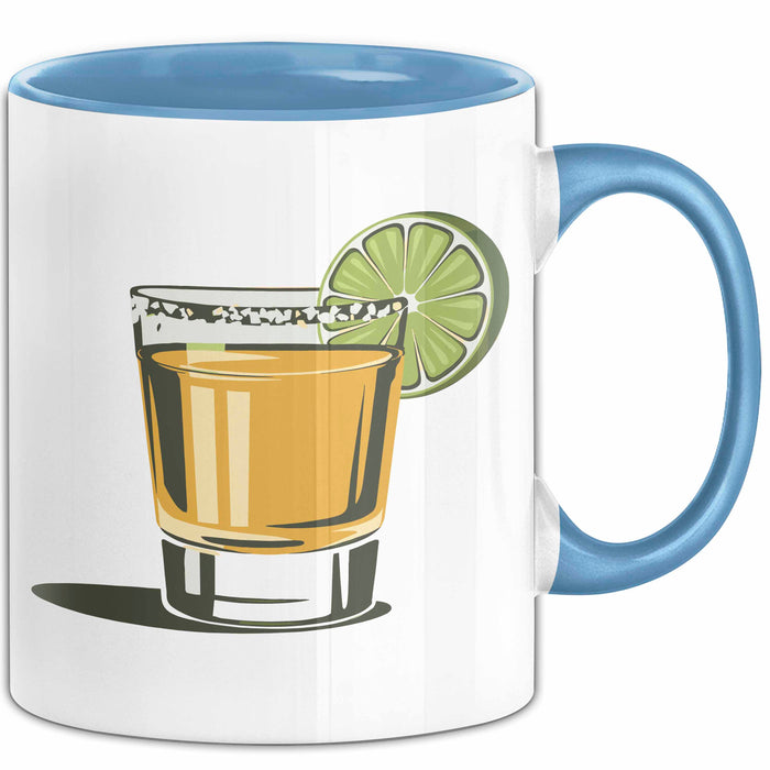 Tequila Liebhaber Tasse Geschenkidee für Fiesta Freund Blau Trendation