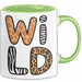 Wilde Tiere Tasse Geschenk Lustige Geschenkidee Spruch Wild Grün Trendation
