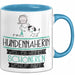 Hundennäherin Weil Es Keinen Schöneren Beruf Gibt Tasse Geschenk für Eine Hundennäherin Lustig Blau Trendation