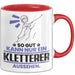 Kletterer Geschenk Tasse So Gut Kann Nur Ein Kletterer Aussehen Geschenkidee Kaffee-Becher Rot Trendation