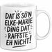 Elke-Marie Tasse Geschenk Dat Is So'n Elke-Marie Ding Dat Raffste Eh Nicht Geschenkidee Becher mit Name Weiß Trendation