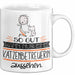 Katzenbetreuerin Geschenk Tasse So Gut Kann Nur Eine Katzenbetreuerin Aussehen Geschenkidee Geburtstag Weihnachten Lustig Weiß Trendation