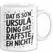 Ursula Tasse Geschenk Dat Is So'n Ursula Ding Dat Raffste Eh Nicht Geschenkidee Becher mit Name Weiß Trendation