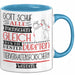 Tierverhaltensforscherin Geschenk Becher Tasse Gott Schuf Alle Menschen Gleich Nur Die Besten Durfeten Tierverhaltensforscherin Werden Geschenkidee Lustig Blau Trendation