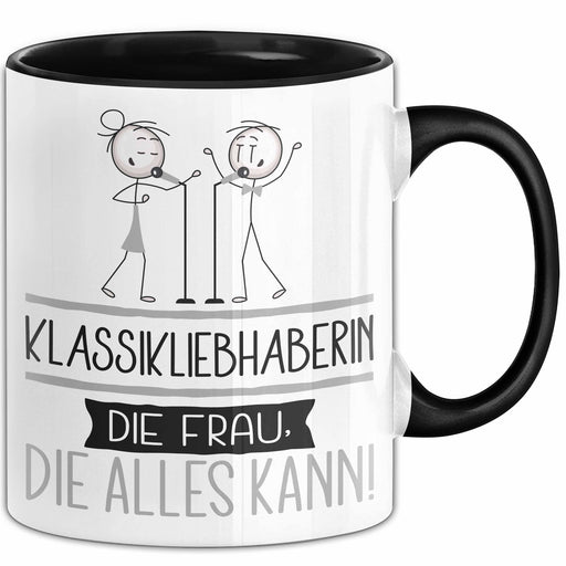Klassikliebhaberin Geschenk Tasse Becher Die Frau Die Allen Kann Geschenkidee für eine Klassikliebhaberin Lustig Trendation