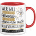 Musikveranstalterin Tasse Geschenk Spruch Wer Will Schon Prinzessin Sein Wenn Man Auch Musikveranstalterin Sein Kann Rot Trendation