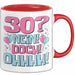 30er Geburtstag Geschenk Männer Frauen 30 Nein Doch Ohhhh Lustiger Spruch Geschenkidee Kaffee-Becher Rot Trendation