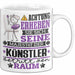 Künstler Geschenk Tasse Lustiger Spruch Erheben Sie Sich Der Künstler Betritt den Raum Weiß Trendation