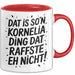 Kornelia Tasse Geschenk Dat Is So'n Kornelia Ding Dat Raffste Eh Nicht Geschenkidee Becher mit Name Rot Trendation