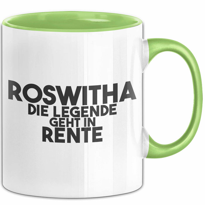 Roswitha Tasse Roswitha – Die Legende Geht In Rente Geschenk