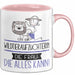 Wildtieraufzüchterin Geschenk Tasse Becher Die Frau Die Allen Kann Geschenkidee für eine Wildtieraufzüchterin Lustig Rosa Trendation