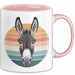 Eselbauer Esel Tier Tasse Geschenk Lustige Geschenkidee Spruch Rosa Trendation