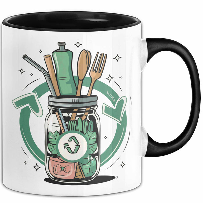 Zero Waste Befürworter Tasse Geschenk Lustige Geschenkidee Spruch Für Müllfrei Fans Trendation