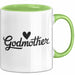 Patentante Tasse Geschenk Godmother Geschenkidee Taufe Patenkind Grün Trendation