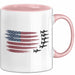 Luftwaffensoldat Pilot USA Flagge Tasse Geschenk Lustige Geschenkidee Spruch Rosa Trendation