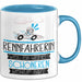 Rennfahrerin Weil Es Keinen Schöneren Beruf Gibt Tasse Geschenk für Eine Rennfahrerin Lustig Blau Trendation