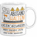 Katzencafégängerin Tasse Geschenk Lustig Abstand Halten Hochleistungs-Katzencafégängerin Mit Drang Zur Perfektion Bei Der Arbeit Weiß Trendation
