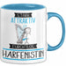 Harfenistin Tasse Geschenk Becher Stark Attraktiv Furchtlos Harfenistin Lustige Geschenkidee Blau Trendation